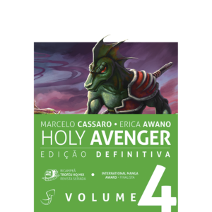 Capa de Holy Avenger 4, terceiro volume da HQ de Tormenta. Edição definitiva.
