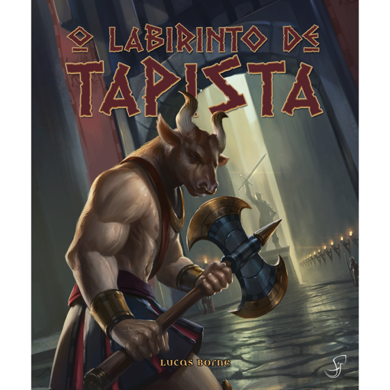 Capa de O Labirinto de Tapista, livro-jogo de Tormenta