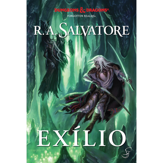 capa do volume 2: Exílio, romances de D&D de R. A. Salvatore