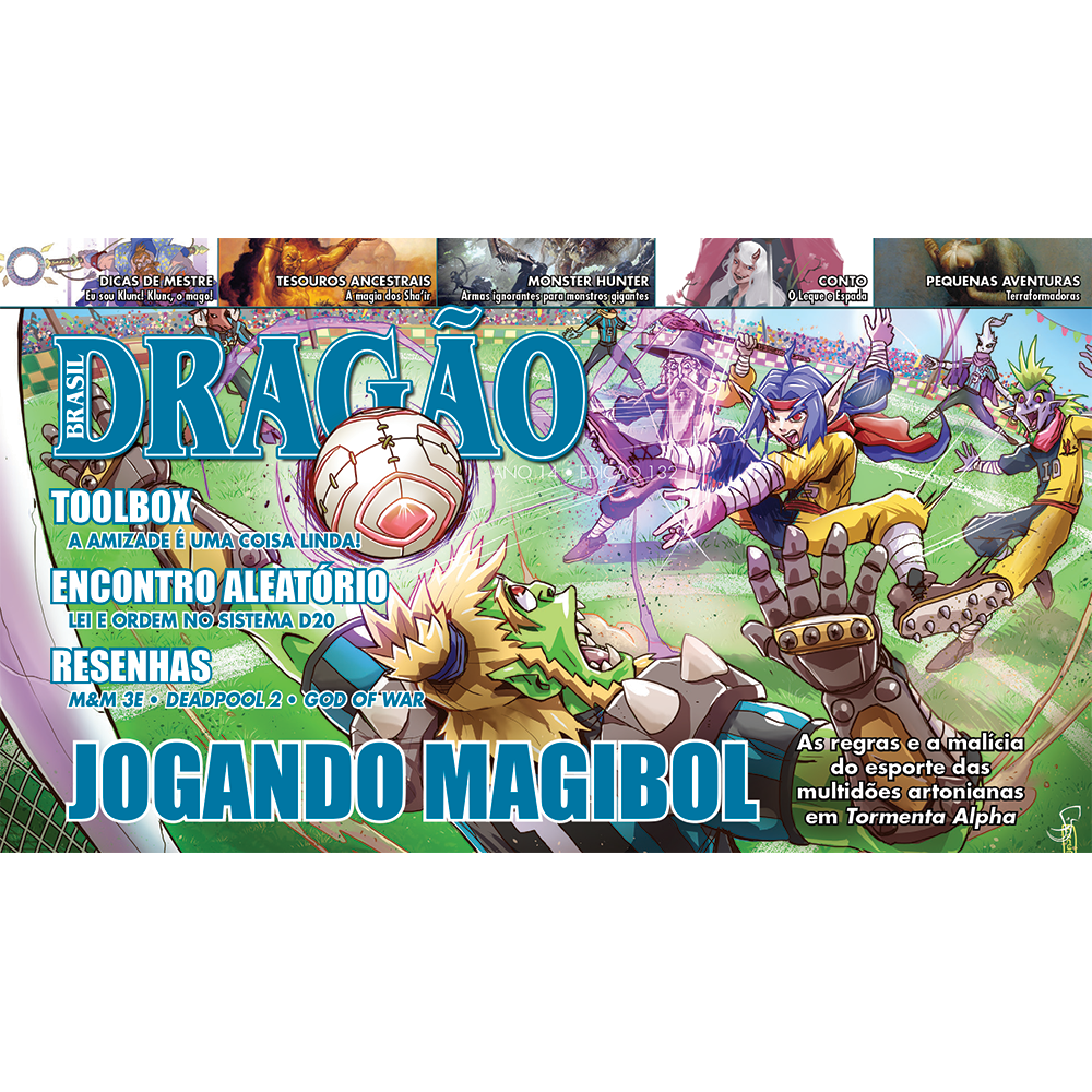 Revista Rpg Dragão Brasil Nº 43 - Battletech / Magic