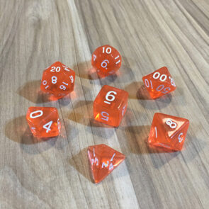 Conjunto de Dados — Translúcido Laranja