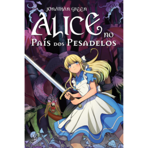 Capa do livro-jogo Alice no País dos pesadelos.