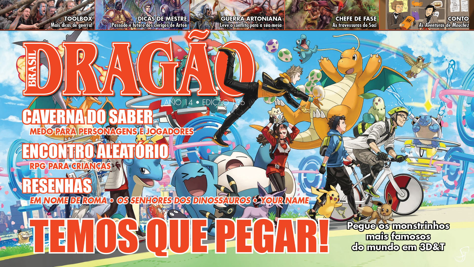 DRAGÃO BRASIL RPG ED.67 (REVISTA) USADO - revistaria nova cultura