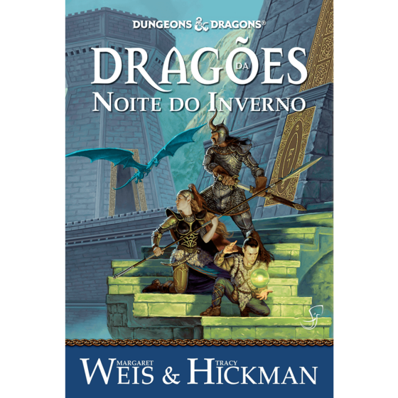 Capa do Dragões da Noite de Inverno, segundo livro das Crônicas de Dragonlance