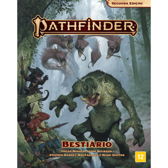 capa Bestiário Pathfinder - 2ª Edição