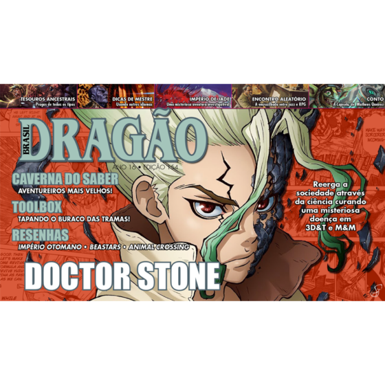 Capa da edição 154 da revista digital Dragão Brasil