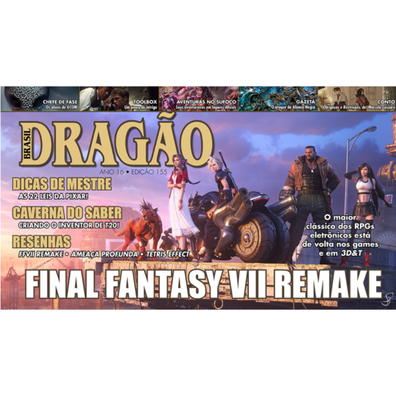Capa da edição 152 da revista digital Dragão Brasil