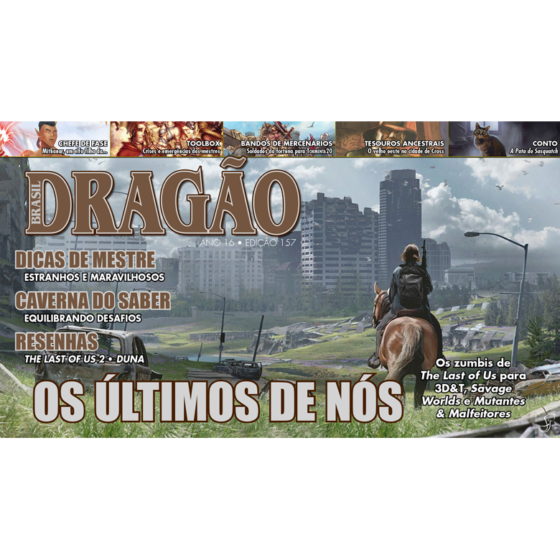 Capa da edição 157 da revista digital Dragão Brasil