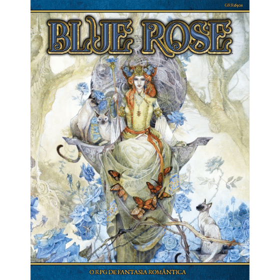 Capa do rpg Blue Rose.