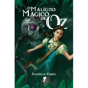 Capa do livro jogo O Maligno Mágico de Oz.