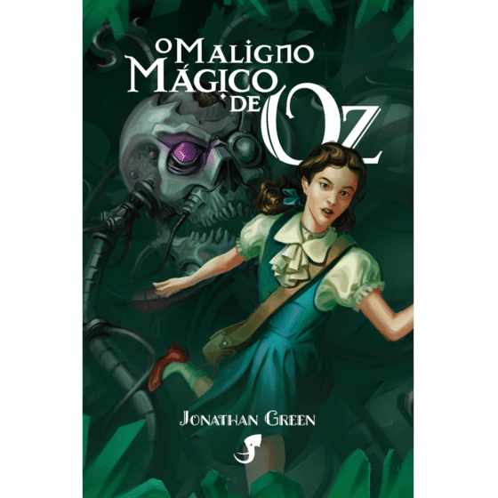 Capa do livro jogo O Maligno Mágico de Oz.