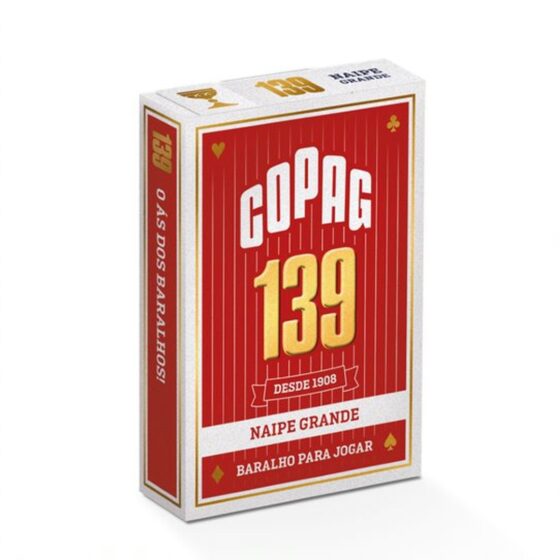 Baralho Copag 139 Naipe Grande - Vermelho