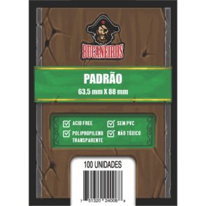 Bucaneiros — Sleeve Padrão 63,5 x 88mm