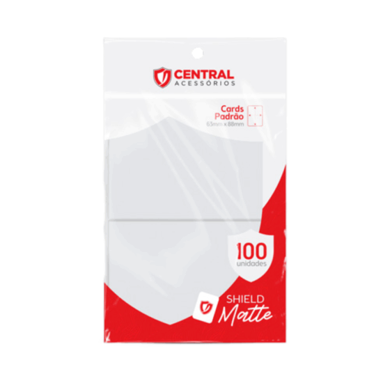 Central Acessórios —  Shield Padrão Matte — Branco Gelo (100 Unidades)