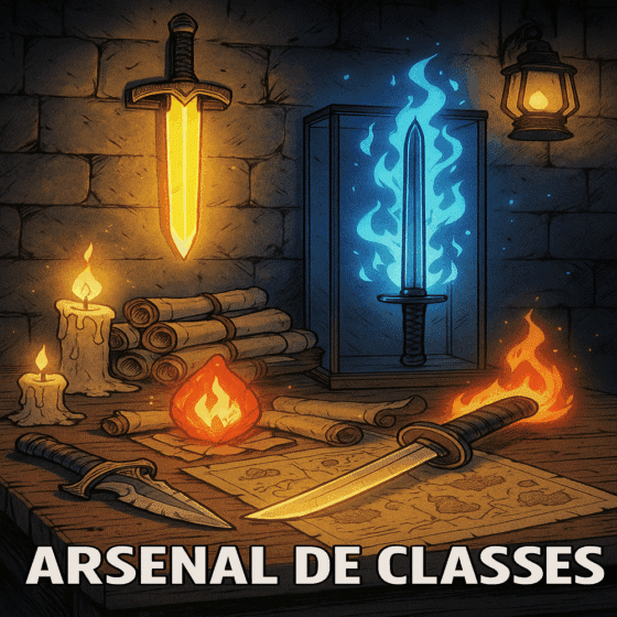Iniciativa T20 | Arsenal de Classes