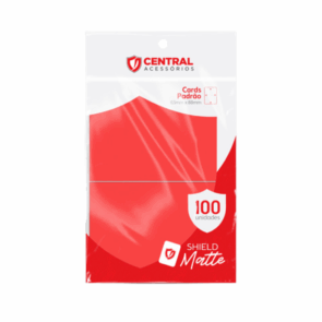 Central Acessórios —  Shield Padrão Matte — Vermelho (100 Unidades)