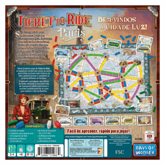 Ticket to Ride — Paris - Imagem 2