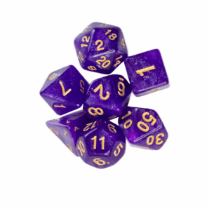 Conjunto de Dados Jambô — Glitter Roxo