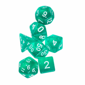 Conjunto de Dados Jambô — Translucido Turquesa